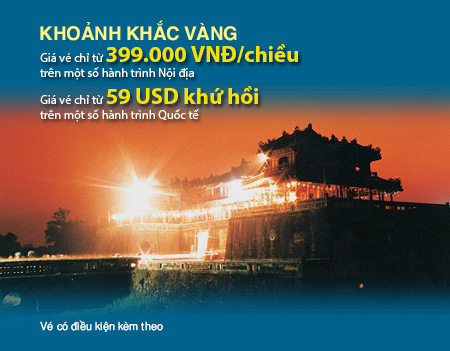 Vietnam Airlines khuyến mãi tháng 08/2014